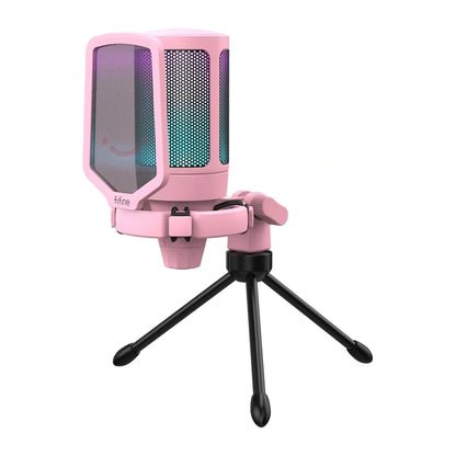 Fifine A6V Gaming Microphone (Pink)_0