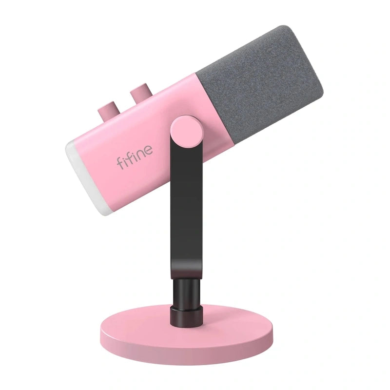 Fifine AM8 Gaming Microphone (Pink)_3