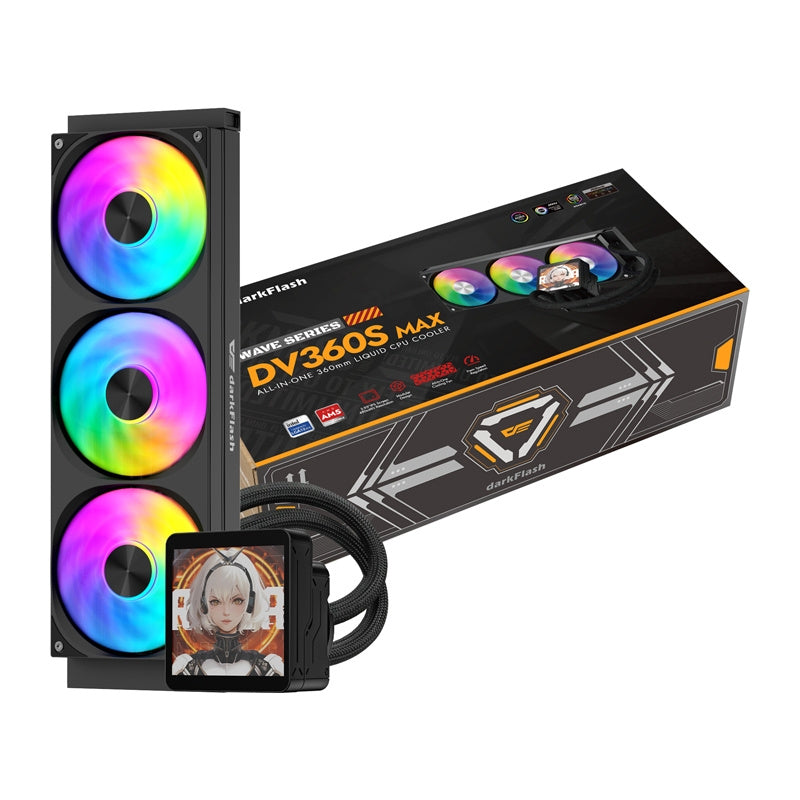 DarkFlash DV360S MAX CPU Cooler (Black)_0