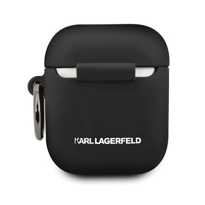 Case for AirPods 1 / 2 Karl Lagerfeld Silicone Ikonik - black_9