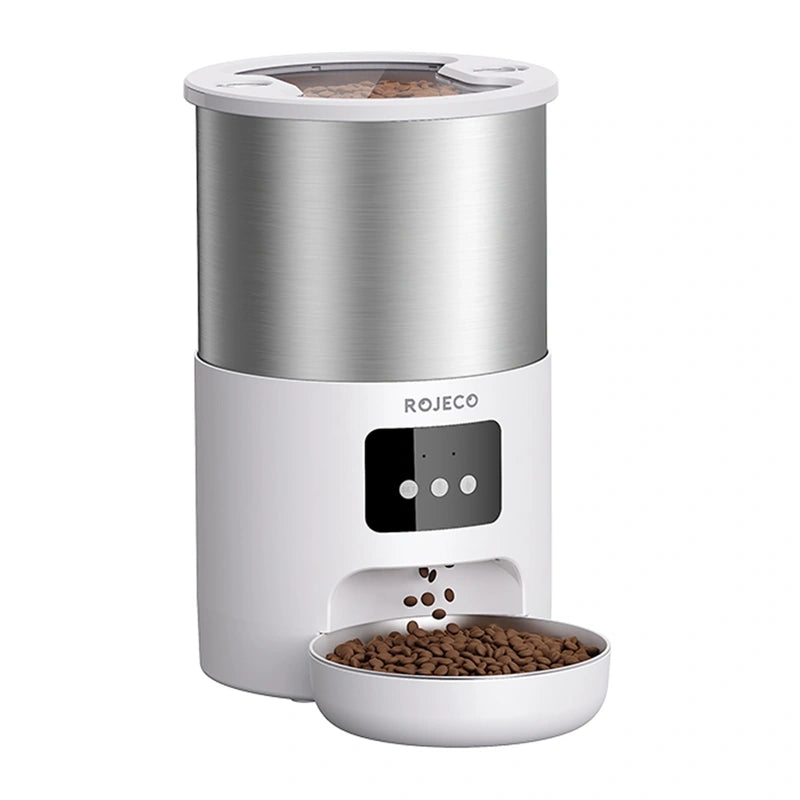 Pet food dispenser Rojeco Smart Pet Feeder 4.5l Stainless Steel_0