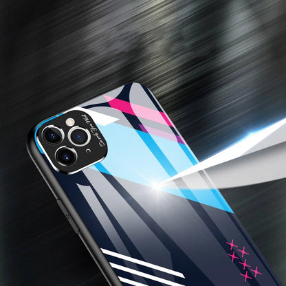 Color Glass Case Durable Cover with Tempered Glass Back and camera cover iPhone 11 Pro Max pattern 2_4