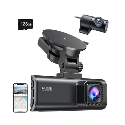 REDTIGER F7NP WiFi 4K + 1080p 128GB Dash Cam_0