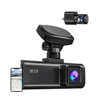 REDTIGER F7N Pro WiFi 4K + 1080p Dash Cam_0