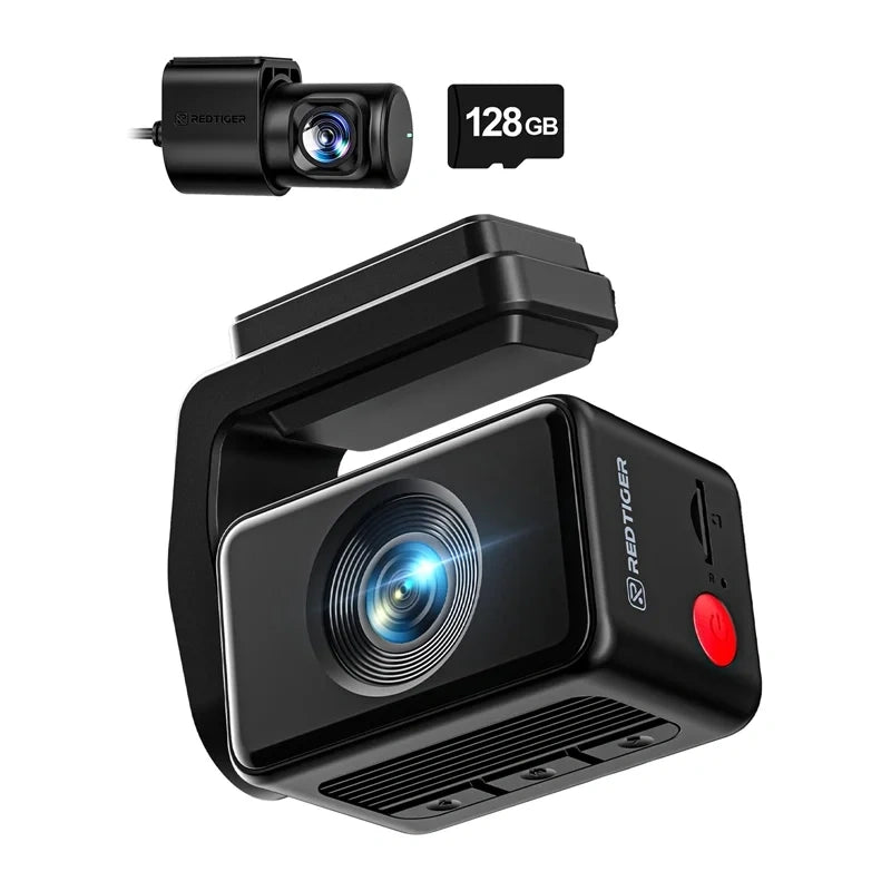 REDTIGER F4 Pro WiFi 4K + 1080p 128GB Dash Cam_1