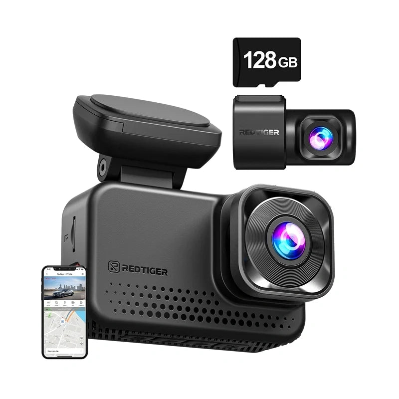 REDTIGER VC70 Wi-Fi 4K + 2.5K 128GB Dash Cam_0