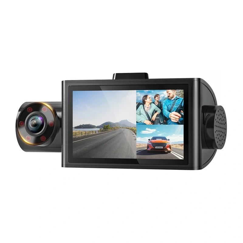 WOLFBOX i07 WiFi 2.5K + 1080p Dash Cam_0