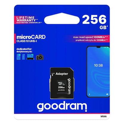 Goodram M1AA 256 GB MicroSDXC UHS-I Clase 10_0