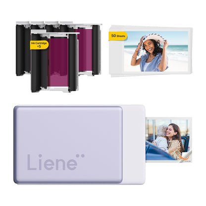 LIENE Pearl N200 Pro 2x3" Portable Photo Printer (Purple)_0