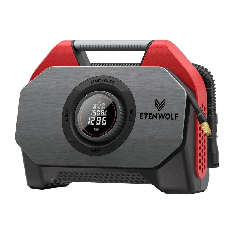 Etenwolf S6 SE Car Air Compressor, 11.03 bar, 15,600 mAh (red)_0