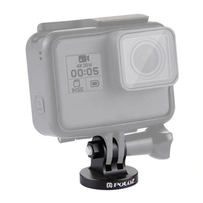 Puluz Mount with 1/4" CNC Thread for Action Cameras (Black)_0
