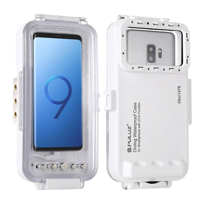 Puluz Waterproof Case (45m) for USB-C Smartphones for Underwater Photos and Videos (White)_0