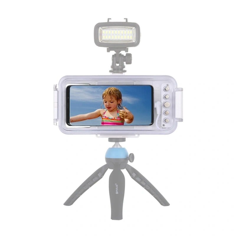 Puluz Waterproof Case (45m) for USB-C Smartphones for Underwater Photos and Videos (White)_2