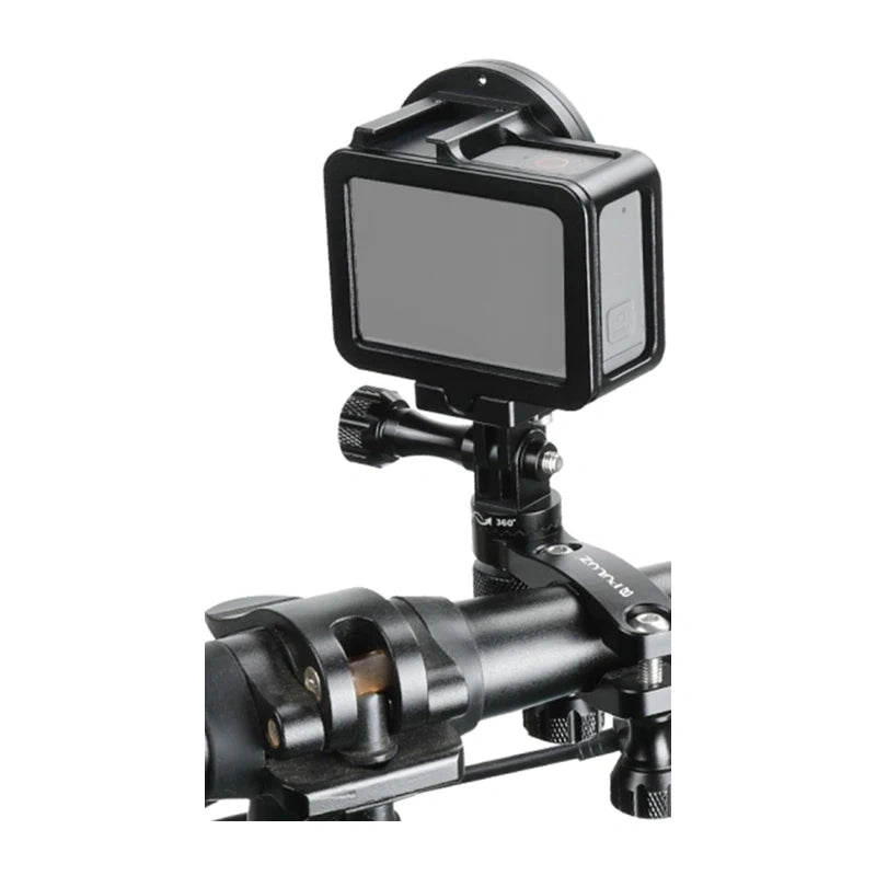 Puluz Aluminum Handlebar Mount with 360-Degree Rotation for Action Cameras (Black)_0