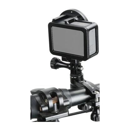 Puluz Aluminum Handlebar Mount with 360-Degree Rotation for Action Cameras (Black)_0