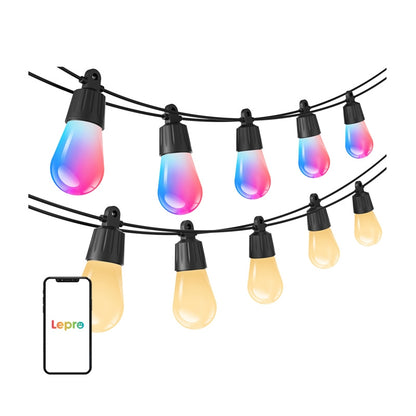 LEPRO ZB1-15 Wi-Fi String Lights, 15 m_0