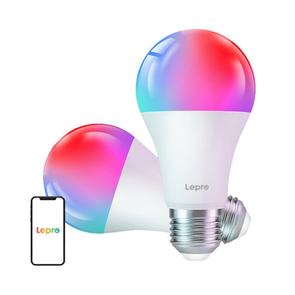 LEPRO B2-2 E27 Wi-Fi LED Bulb, 1100 lm, 2-pack_0