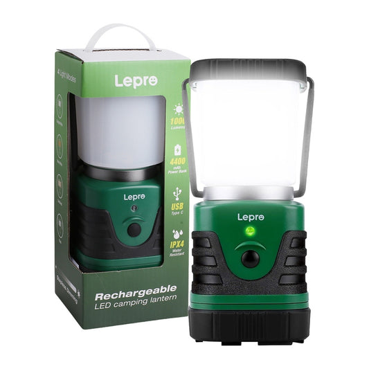 LEPRO 3300008 Camping Lamp, 1000 lm, 3600 mAh_0