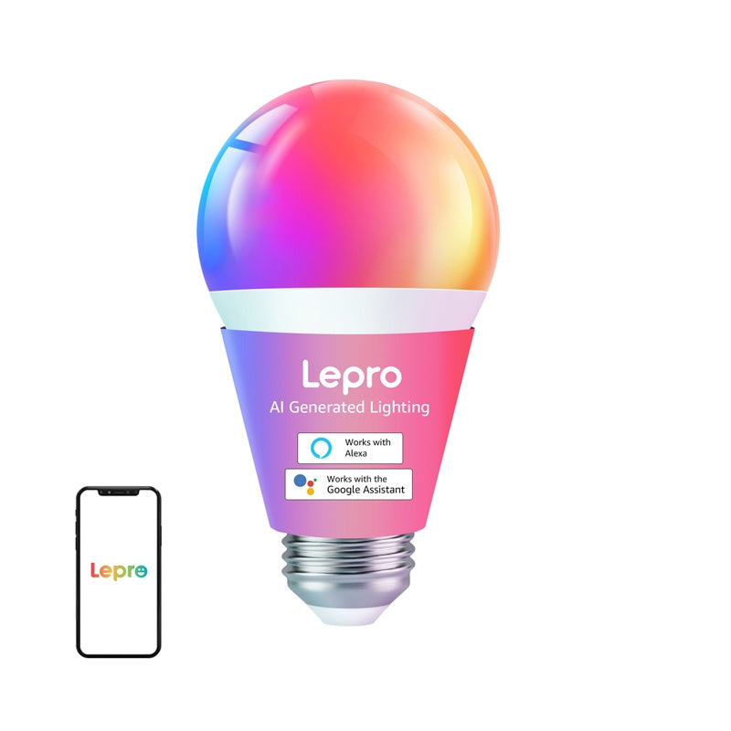 LEPRO B1 E27 LED Bulb with Bluetooth and Wi-Fi, 806 lm_0