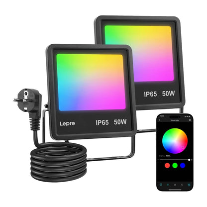 Projector Floodlight LEPRO / Preto / F1-50-EU-2_1