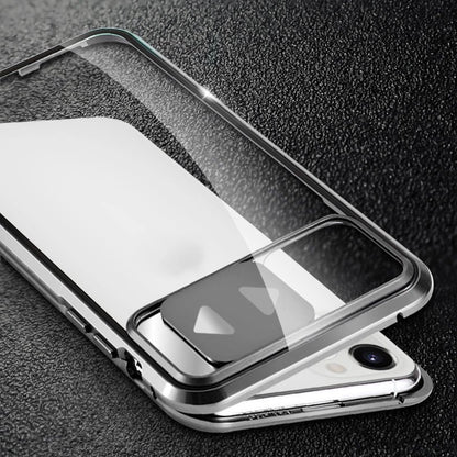 Wozinsky Magnetic Cam Slider Case Full Body Cover built-in front glass lens rotector for Huawei P40 black_5