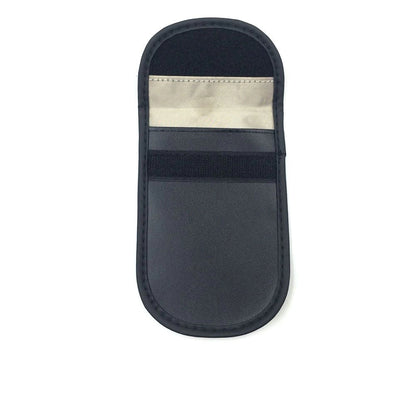 Anti-theft Car Key Pouch Radio Blocking Pouch Keyless Faraday Box Faraday Cage 14cm with 10cm Black_8