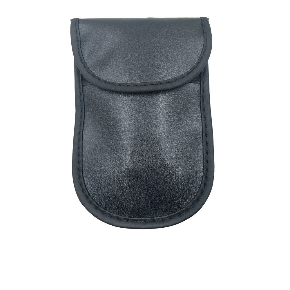 Anti-theft Car Key Pouch Radio Blocking Pouch Keyless Faraday Box Faraday Cage 14cm with 10cm Black_9