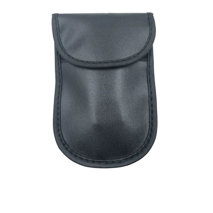 Anti-theft Car Key Pouch Radio Blocking Pouch Keyless Faraday Box Faraday Cage 14cm with 10cm Black_9