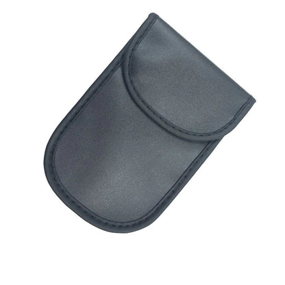Anti-theft Car Key Pouch Radio Blocking Pouch Keyless Faraday Box Faraday Cage 14cm with 10cm Black_10