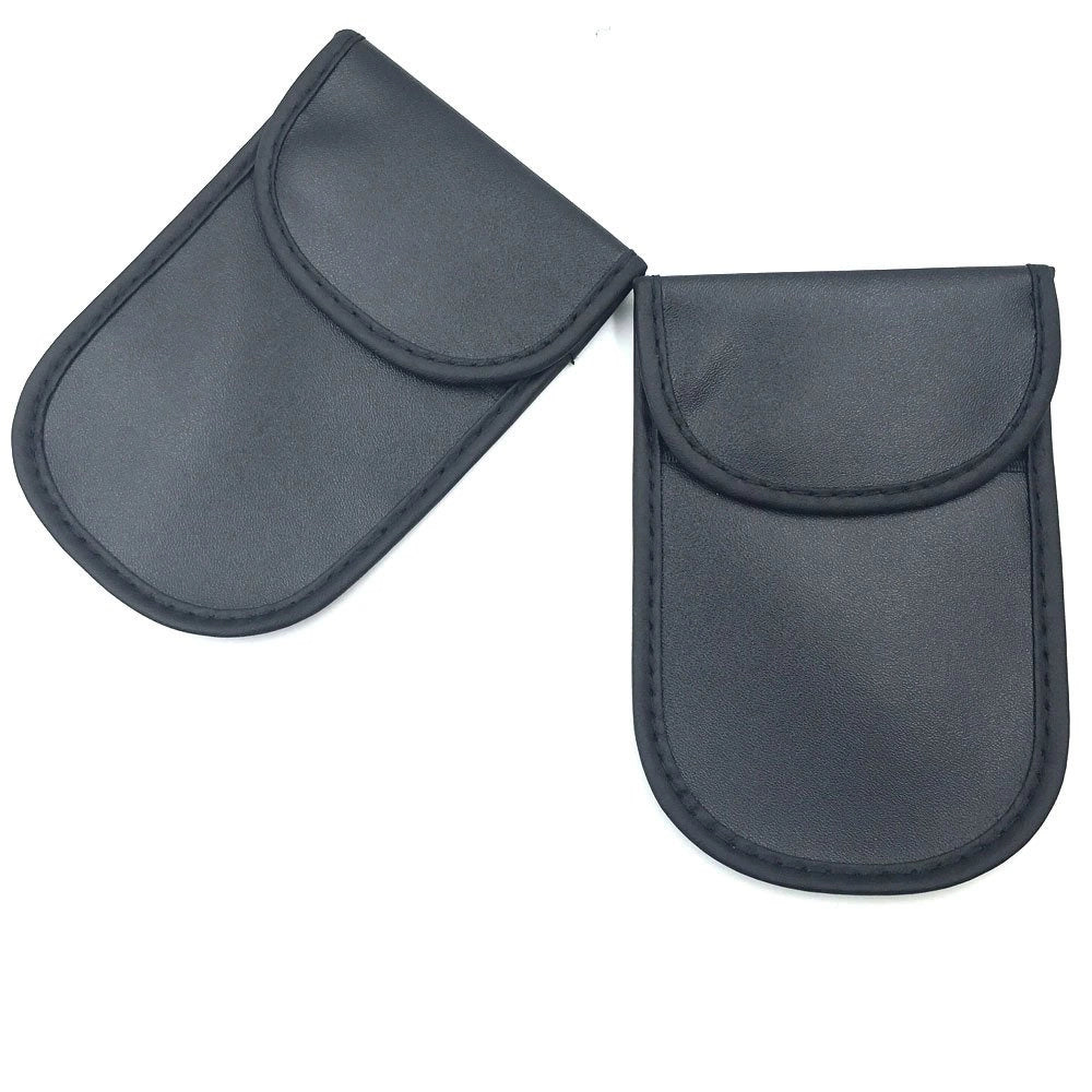 Anti-theft Car Key Pouch Radio Blocking Pouch Keyless Faraday Box Faraday Cage 14cm with 10cm Black_11