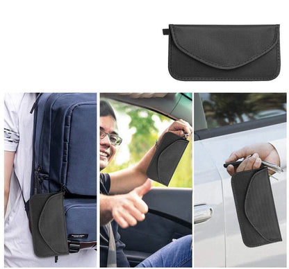 Anti-theft Case for Car Keys Phone Radio Blocking Faraday Box Faraday Cage 20cm x 11cm Black_12
