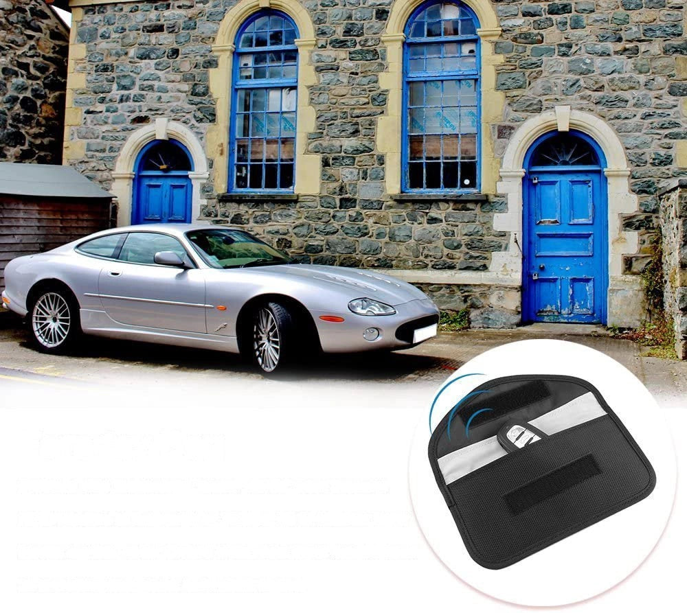 Anti-theft Case for Car Keys Phone Radio Blocking Faraday Box Faraday Cage 20cm x 11cm Black_15