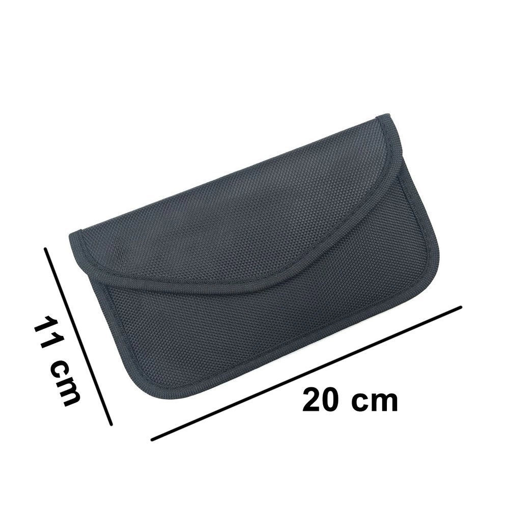 Anti-theft Case for Car Keys Phone Radio Blocking Faraday Box Faraday Cage 20cm x 11cm Black_3