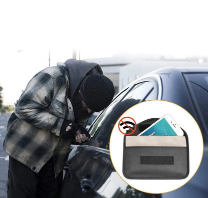 Anti-theft Case for Car Keys Phone Radio Blocking Faraday Box Faraday Cage 20cm x 11cm Black_10