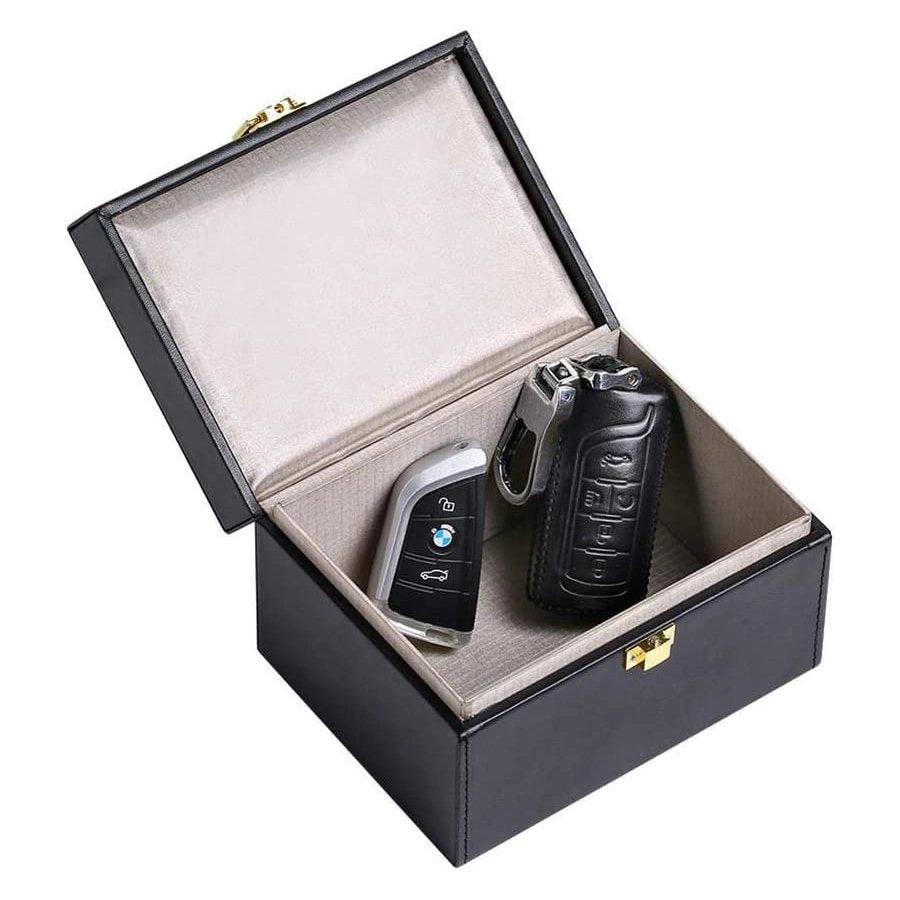 Signal blocking chest Radio blocking Faraday Box for car keys smartphone black_3