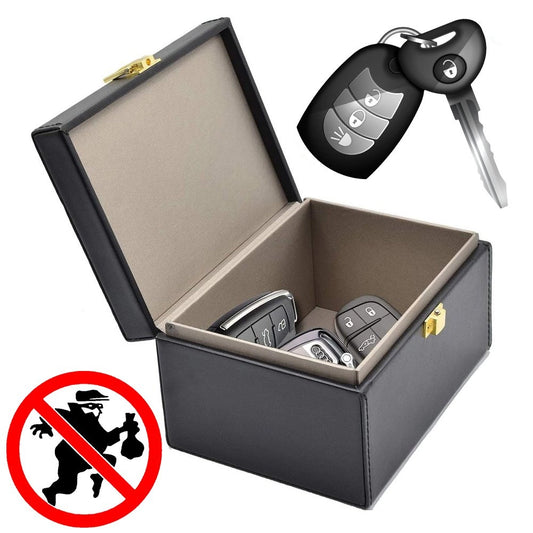 Signal blocking chest Radio blocking Faraday Box for car keys smartphone black_0
