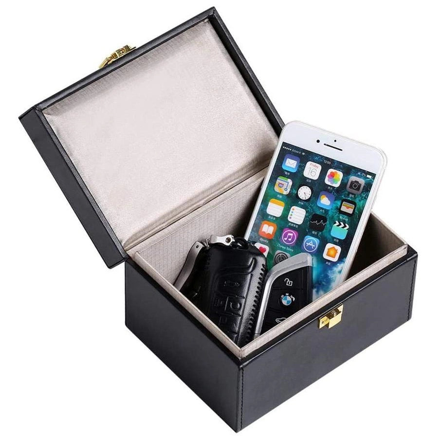 Signal blocking chest Radio blocking Faraday Box for car keys smartphone black_2