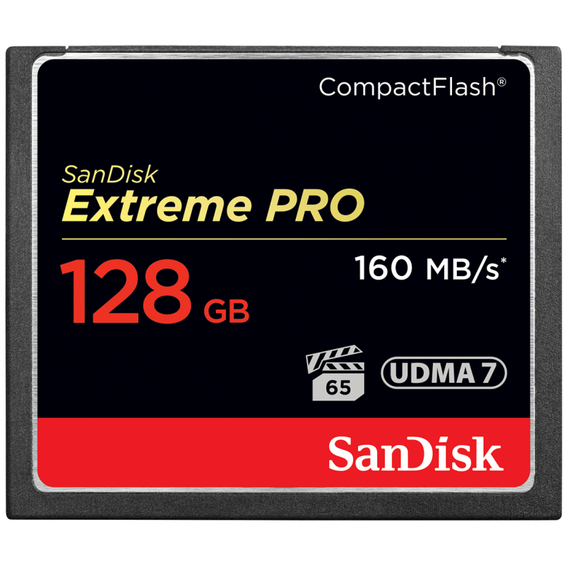 Cartão Memória CompactFlash SanDisk Extreme Pro 128GB UDMA 7