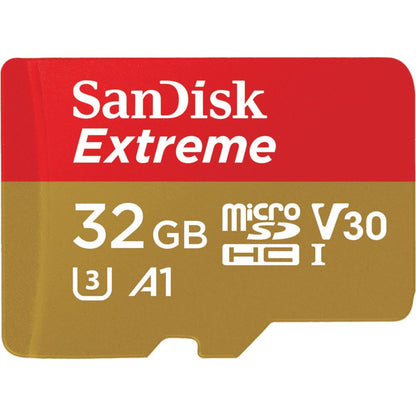 Cartão de Memória SanDisk 32GB MicroSD Extreme A1 V30 U3 UHS-I SDSQXAF-032G-GN6MA_1
