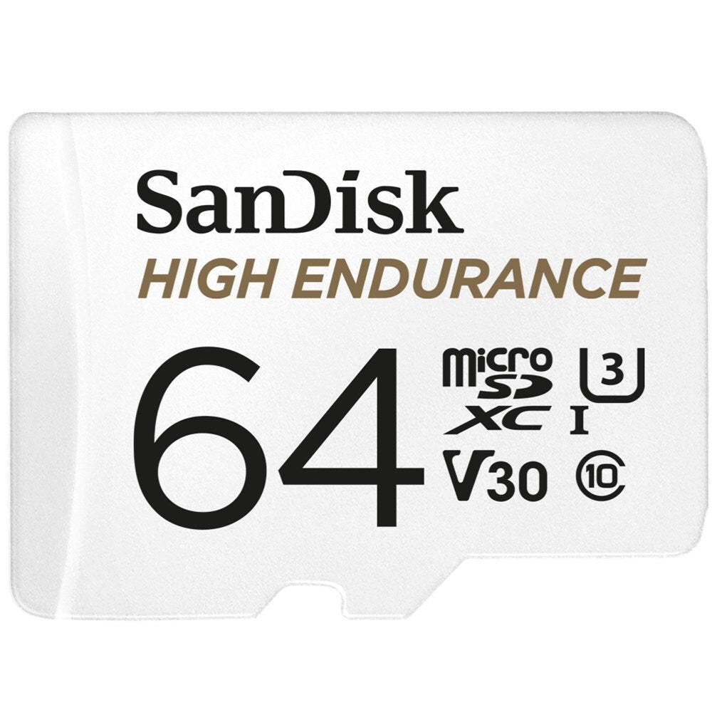 Cartão de Memória SanDisk 64GB Micro SDXC High Endurance U3 V30 Class10 UHS-I SDSQQNR-064G-GN6IA_0