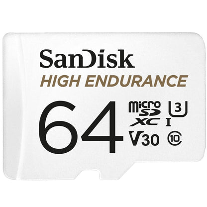 Cartão de Memória SanDisk 64GB Micro SDXC High Endurance U3 V30 Class10 UHS-I SDSQQNR-064G-GN6IA_0