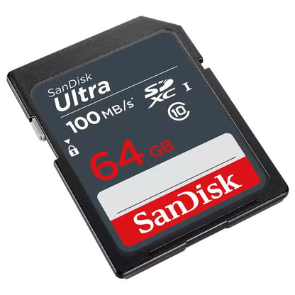 Cartão de Memória SanDisk 64GB SDXC Ultra UHS-I 48MB/s Cl. 10