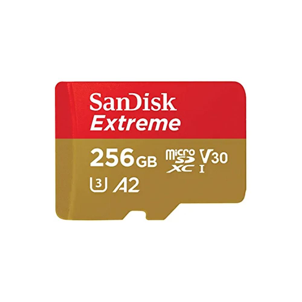 Cartão de Memória microSDXC SanDisk Extreme 256GB (190MB/s) UHS-I, U3, V30, A2 + Adaptador SD_1