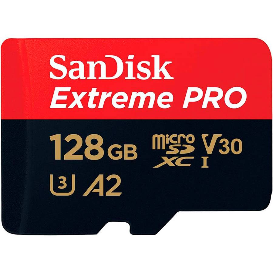 Cartão de Memória microSDXC SanDisk Extreme PRO 128GB (200MB/s) UHS-I, U3, V30, A2 + Adaptador SD_1