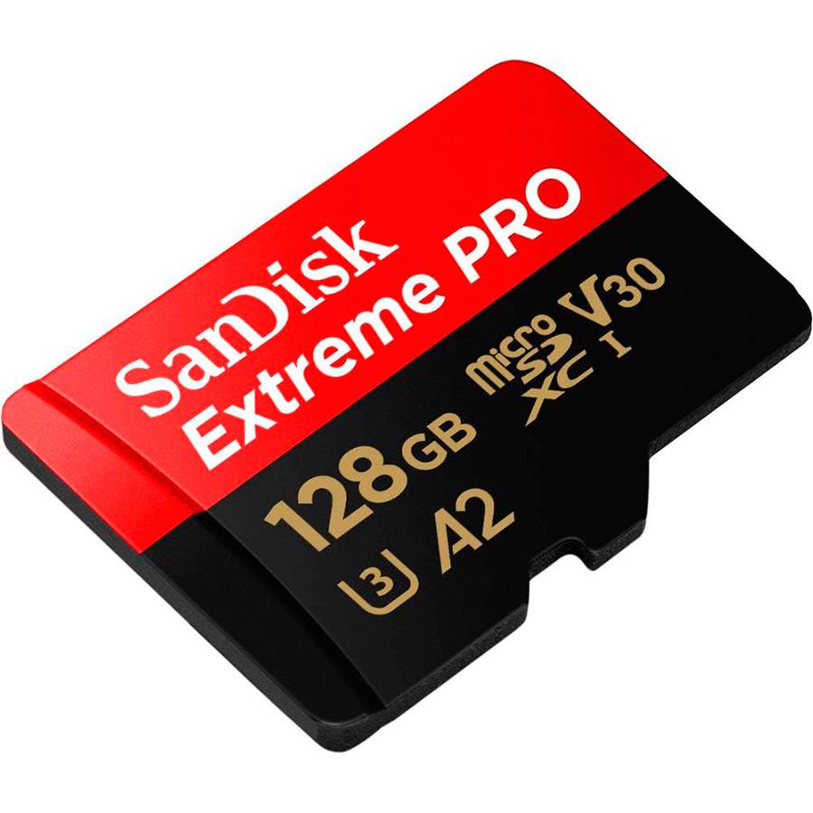 Cartão de Memória microSDXC SanDisk Extreme PRO 128GB (200MB/s) UHS-I, U3, V30, A2 + Adaptador SD_0