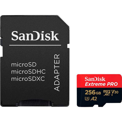 Cartão de Memória microSDXC SanDisk Extreme PRO 256GB (200MB/s) UHS-I, U3, V30, A2 + Adaptador SD_2