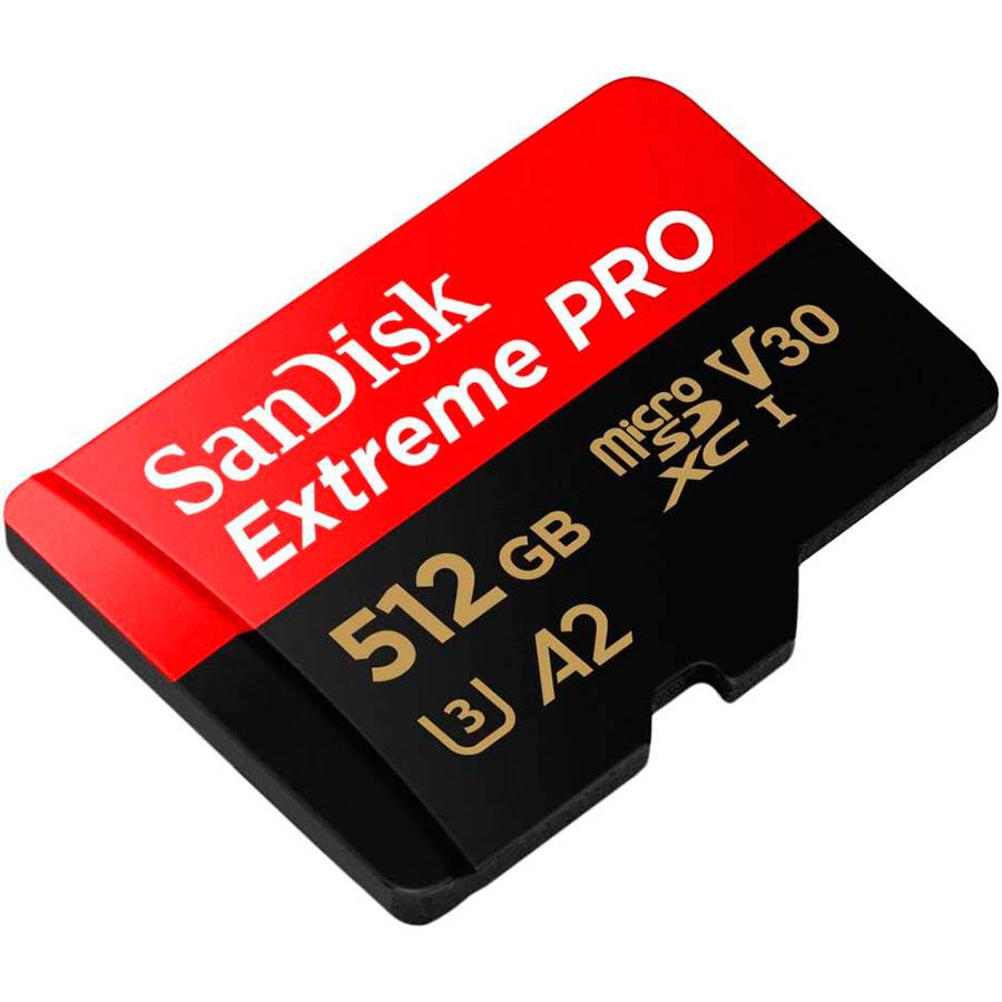 Cartão de Memória microSDXC SanDisk Extreme PRO 512GB (200MB/s) UHS-I, U3, V30, A2 + Adaptador SD_2