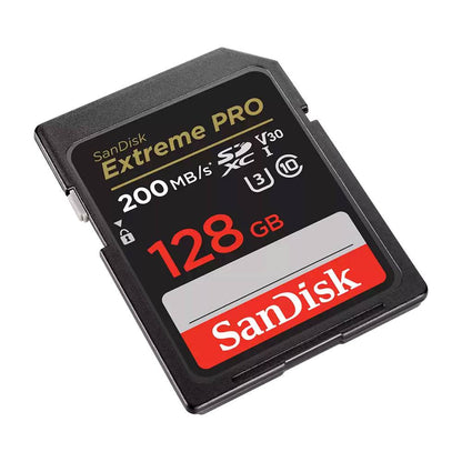 Cartão de Memória Sandisk Extreme PRO UHS-I V30 SDXC 128GB + RescuePro