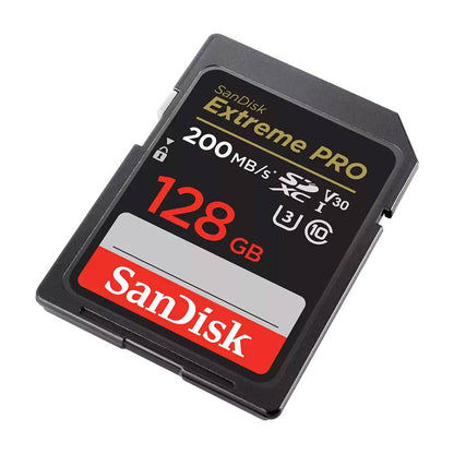 Cartão de Memória Sandisk Extreme PRO UHS-I V30 SDXC 128GB + RescuePro