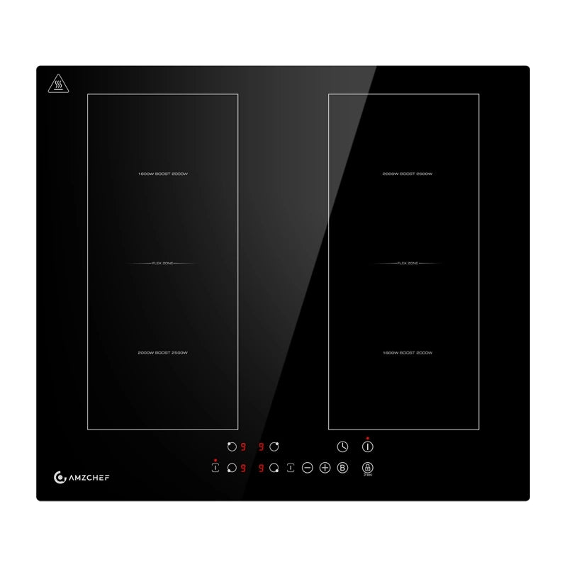 AMZCHEF CE-FS-I72S-FFDD06 Induction Cooktop, 4 zones_0